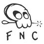 Folkncrafty FNC skull and sewing needle logo